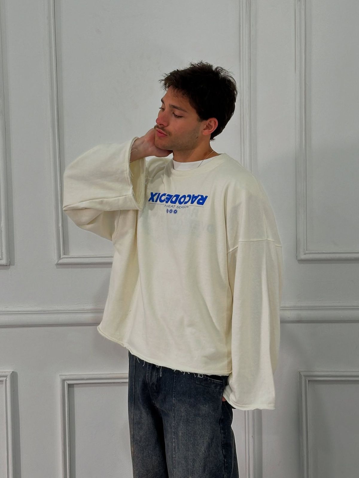 Segunda imagen de una camiseta blanca 100% algodon